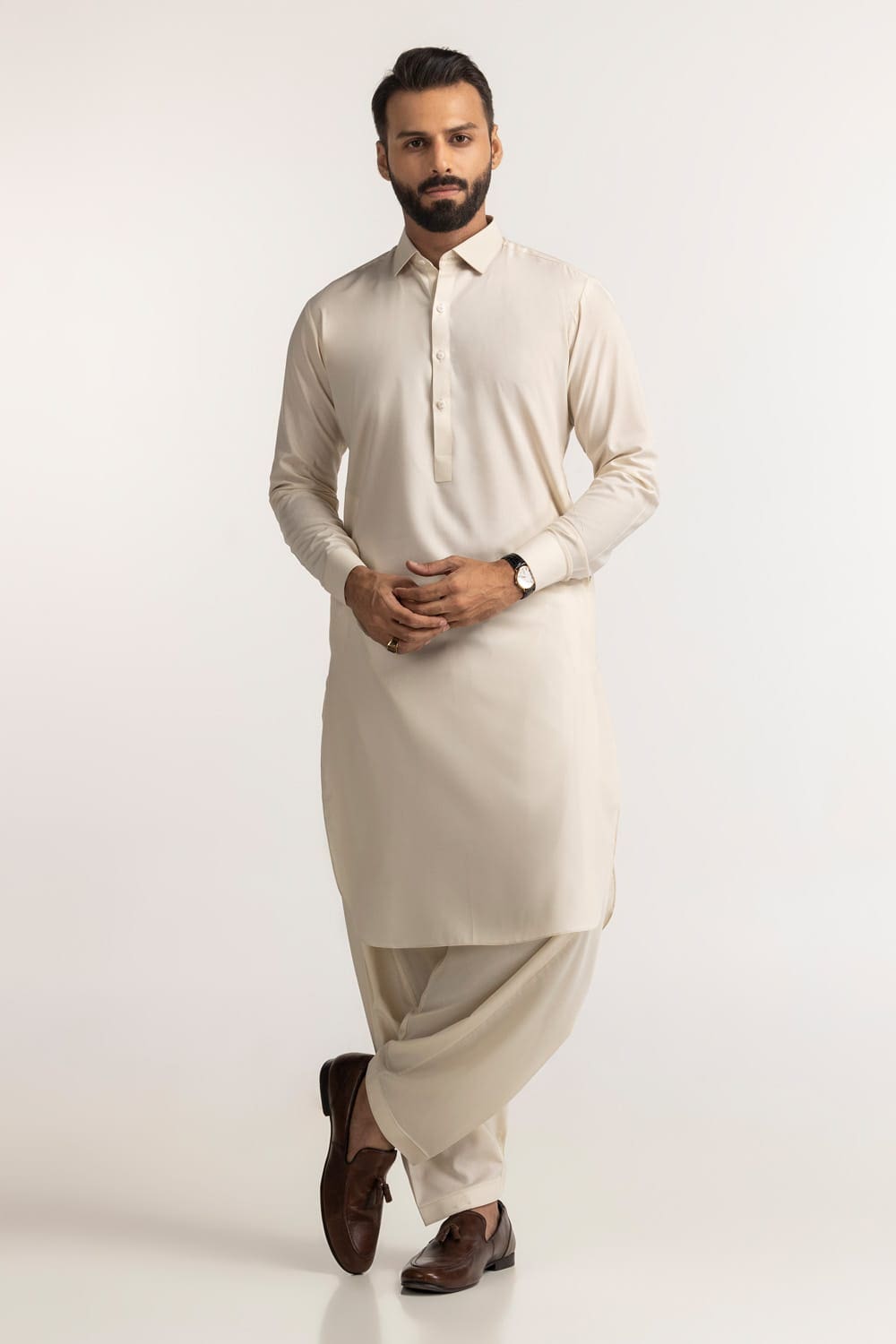 Affluence Unstitched Fabric Blended