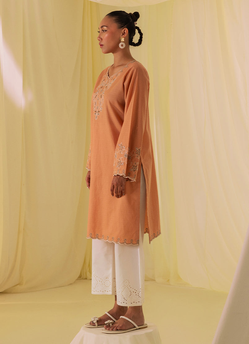 Embroidered Kurta - 12584251521020