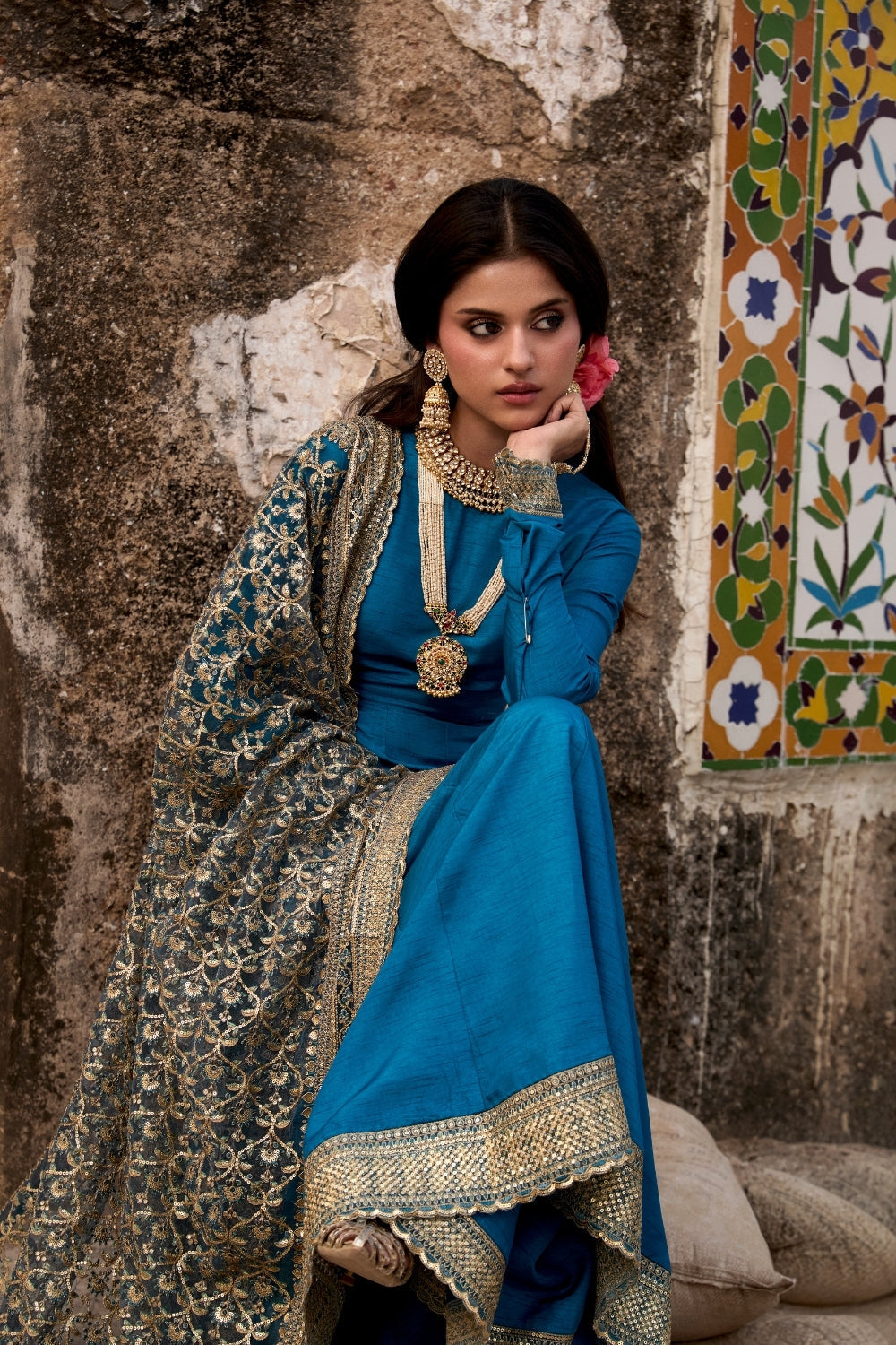 Design 01 - Turquoise - Ranya Festive RTW '25