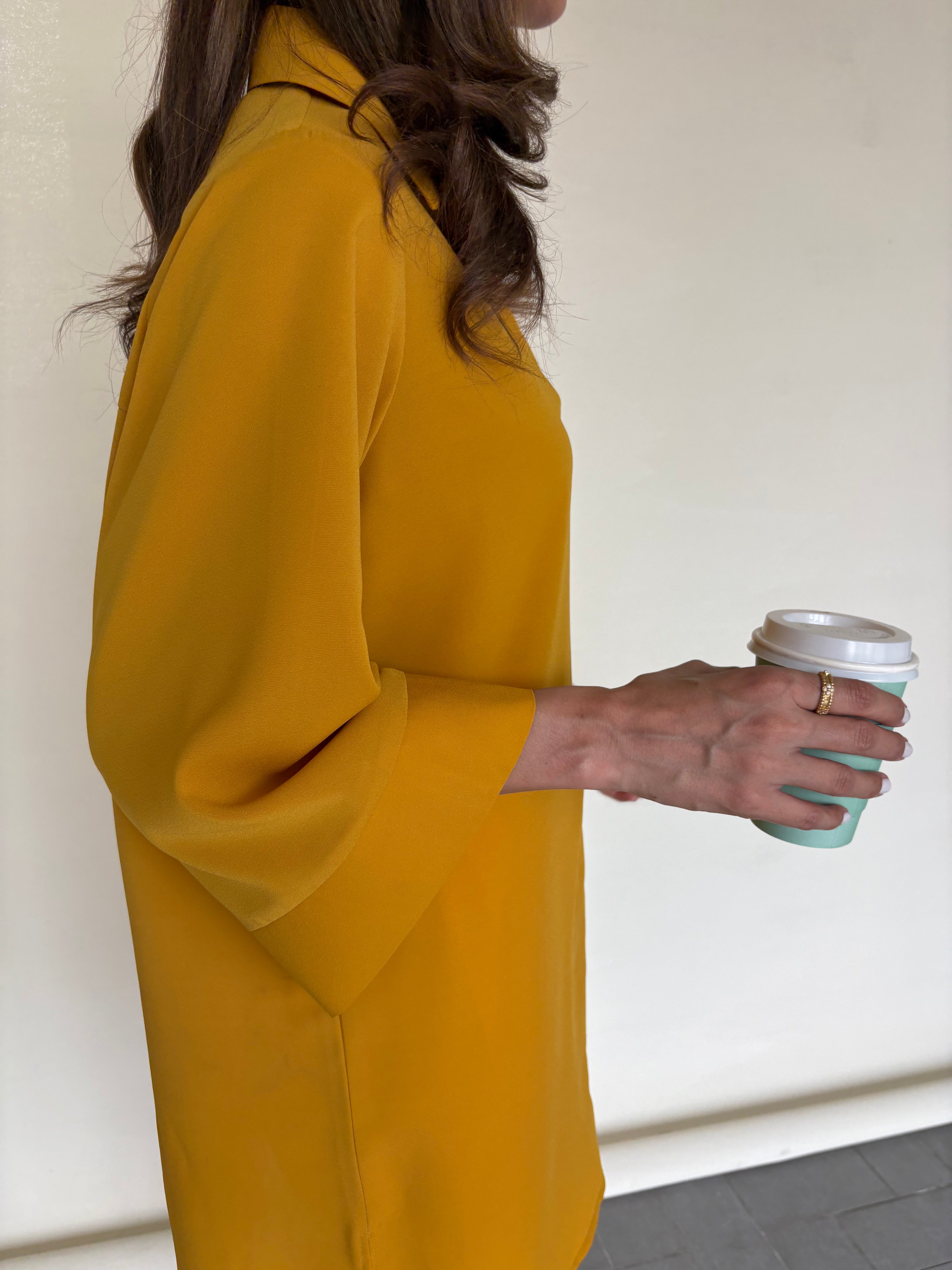 Mustard Toby Tunic with Tulip Shalwar