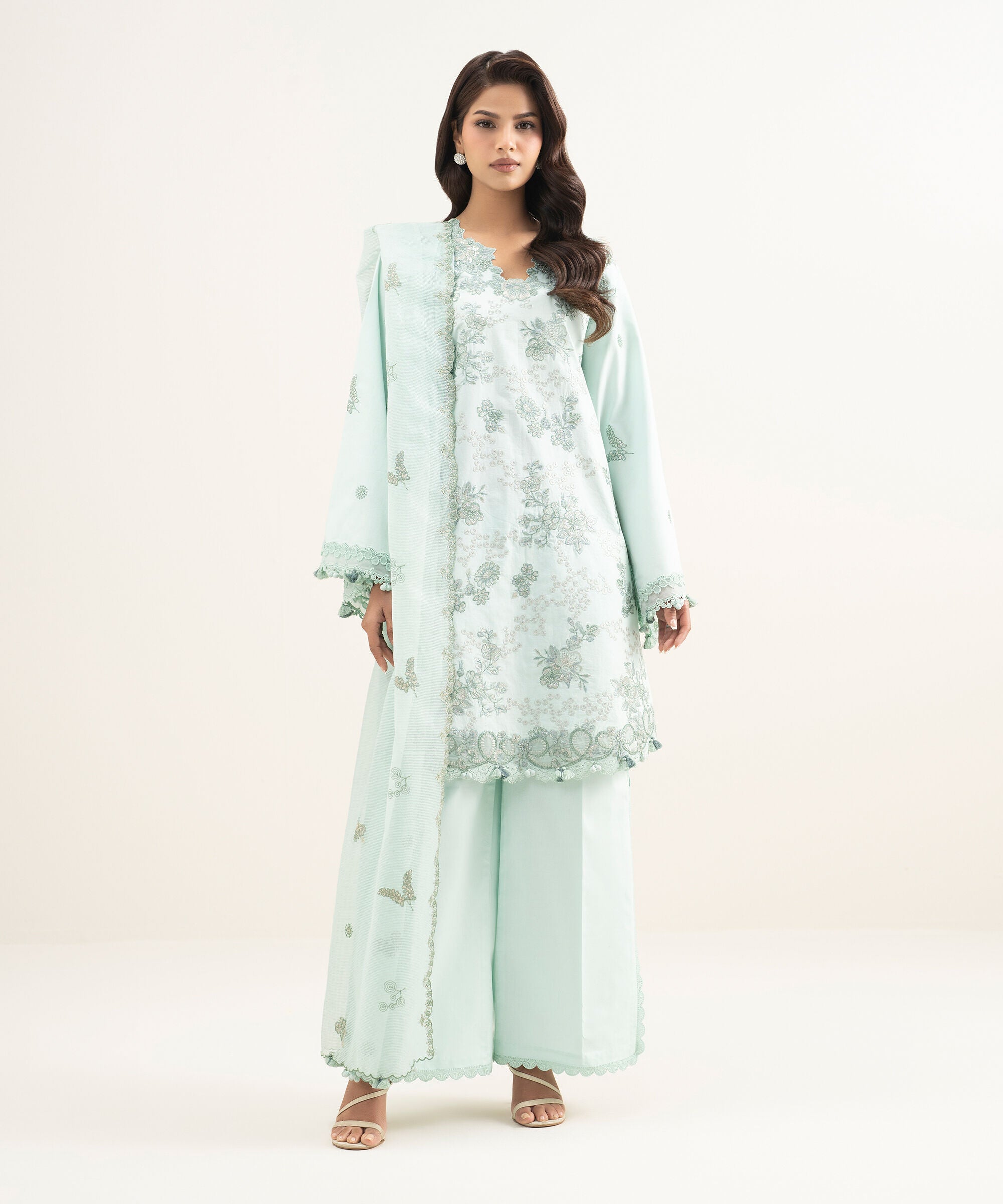 3 Piece - Embroidered Lawn Suit