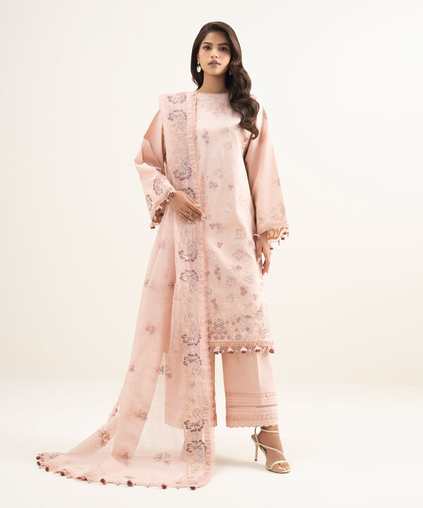 3 Piece - Embroidered Lawn Suit