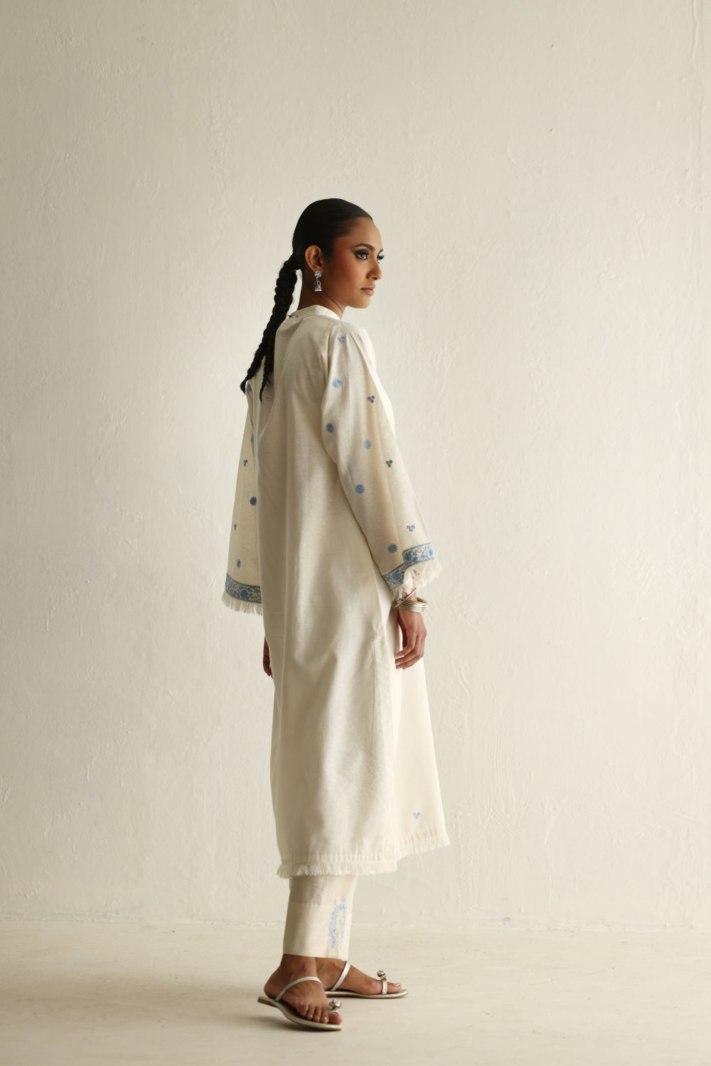 Blue on White - Shirt