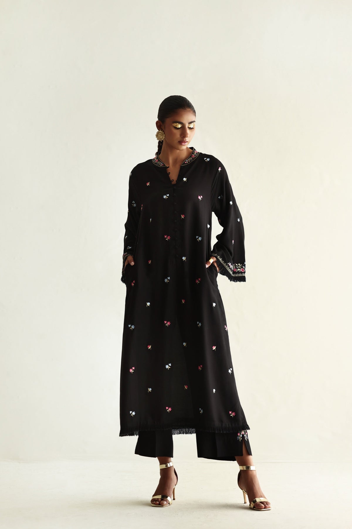 Floral Whisper Black - Set