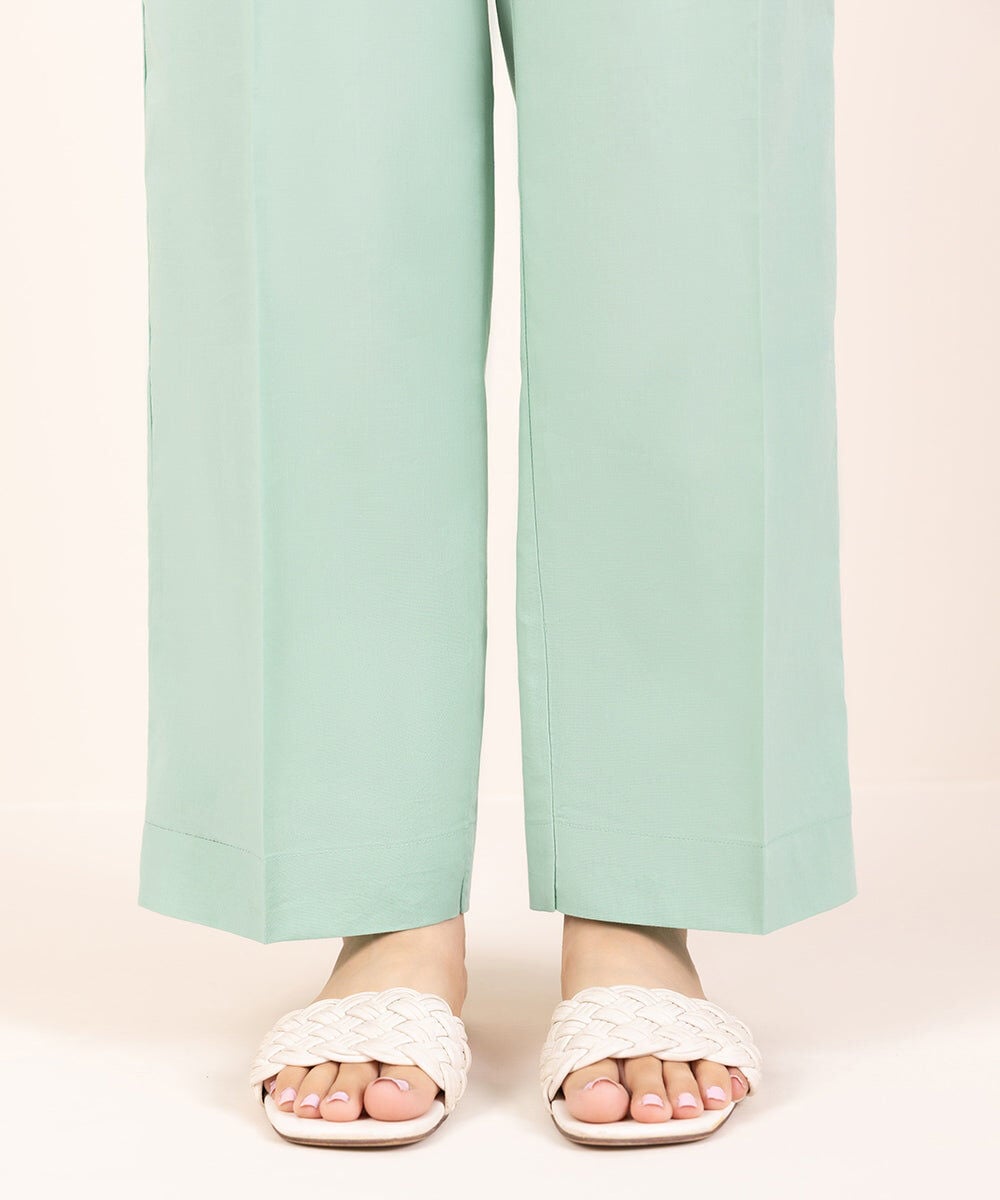 Cambric Straight Pants