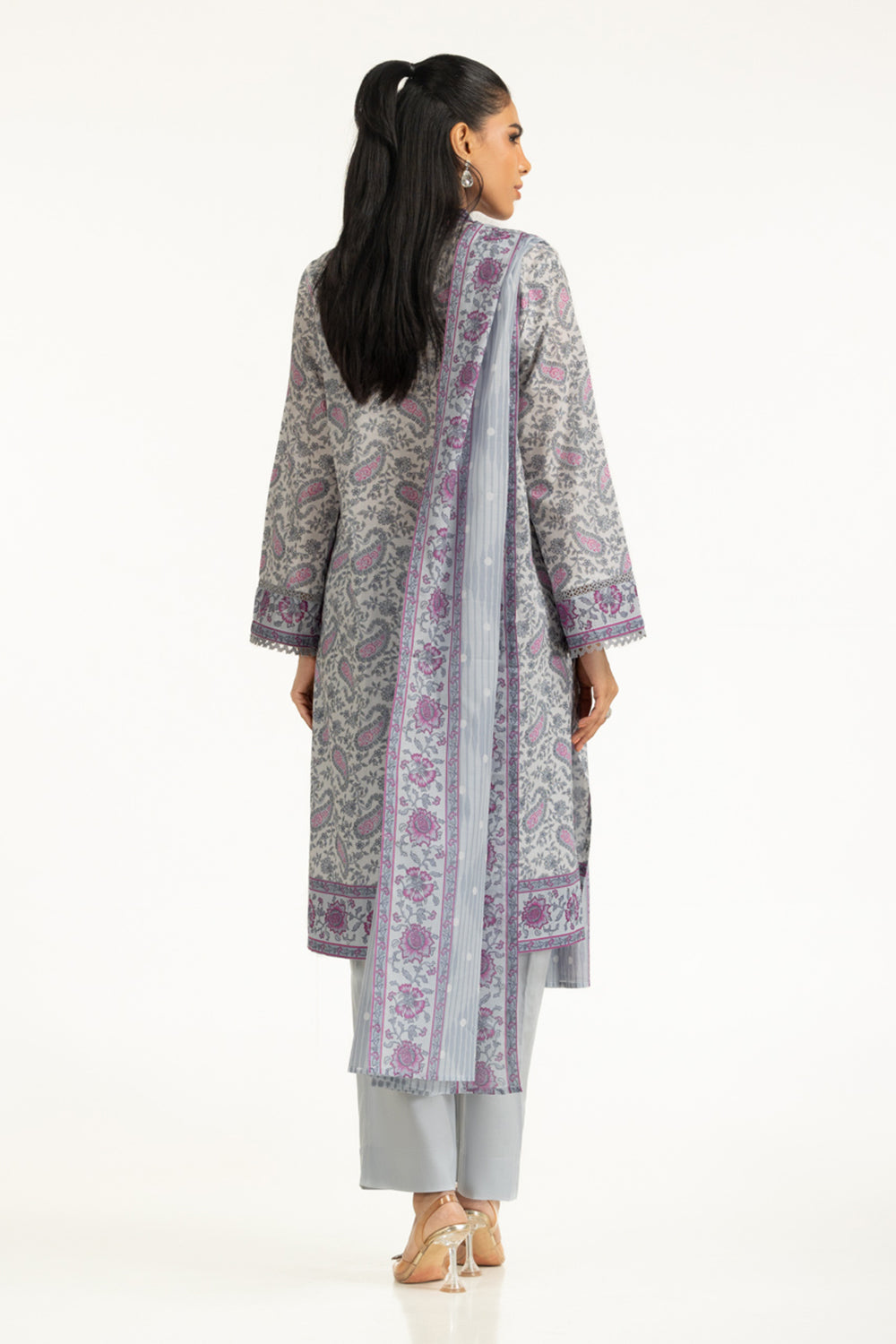 3Pc Lawn Printed Suit