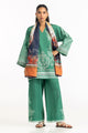 3PC Cambric Printed Suit With Scarf
