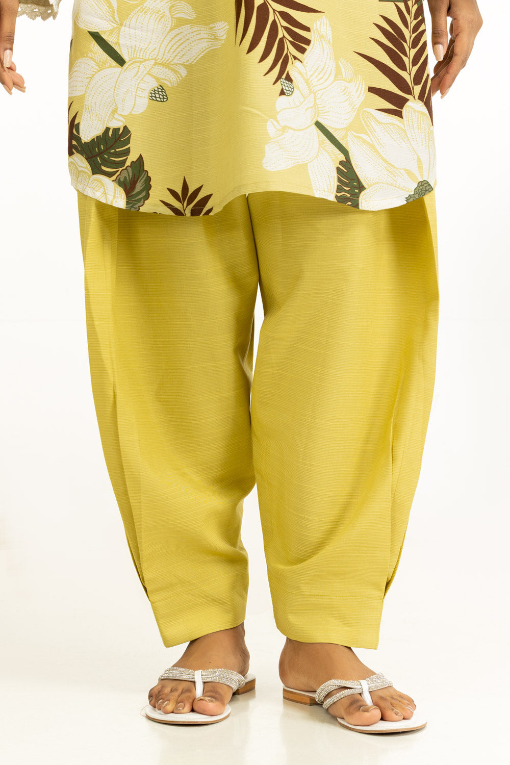 3Pc Corduroy Printed Suit