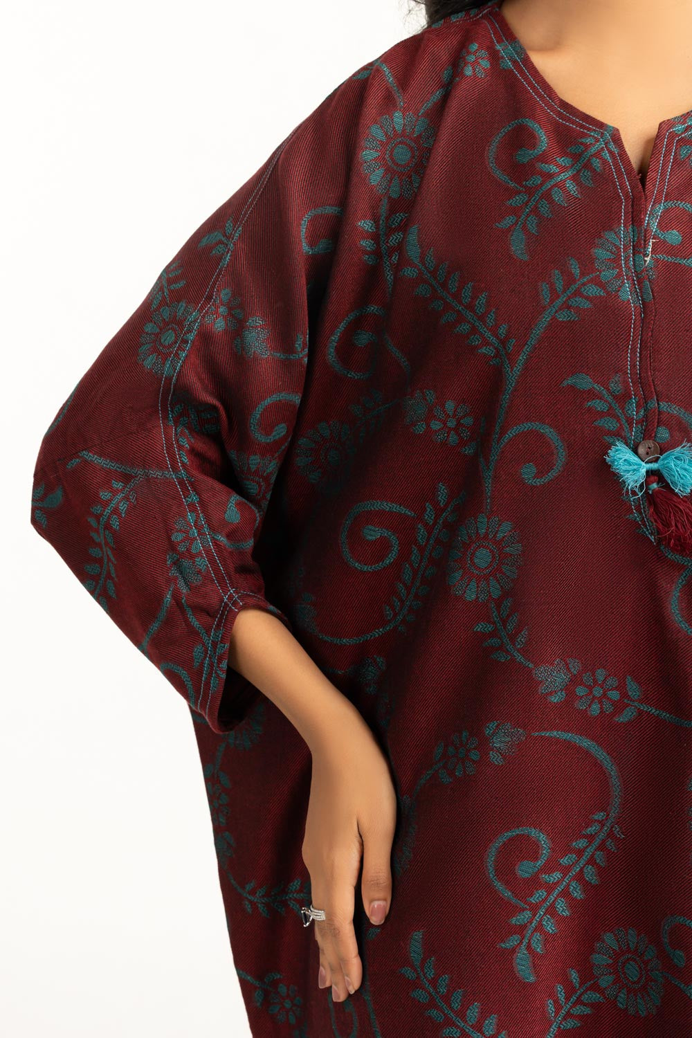 3PC Cotton Viscose Jacquard Suit