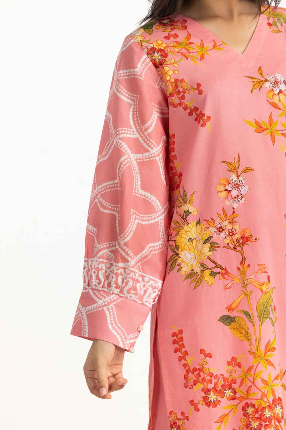 3PC Dobby Printed Suit