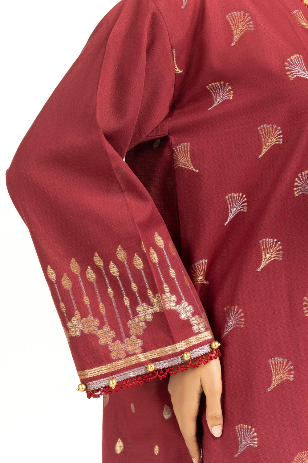 3Pc Doria Lawn Jacquard Suit