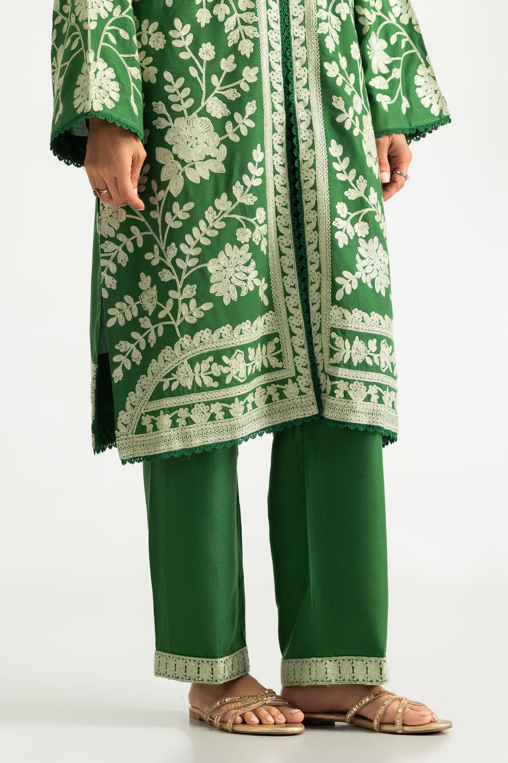 3PC Pashmina Embroidered Suit