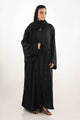 3PC Georgette Embroidered Abaya