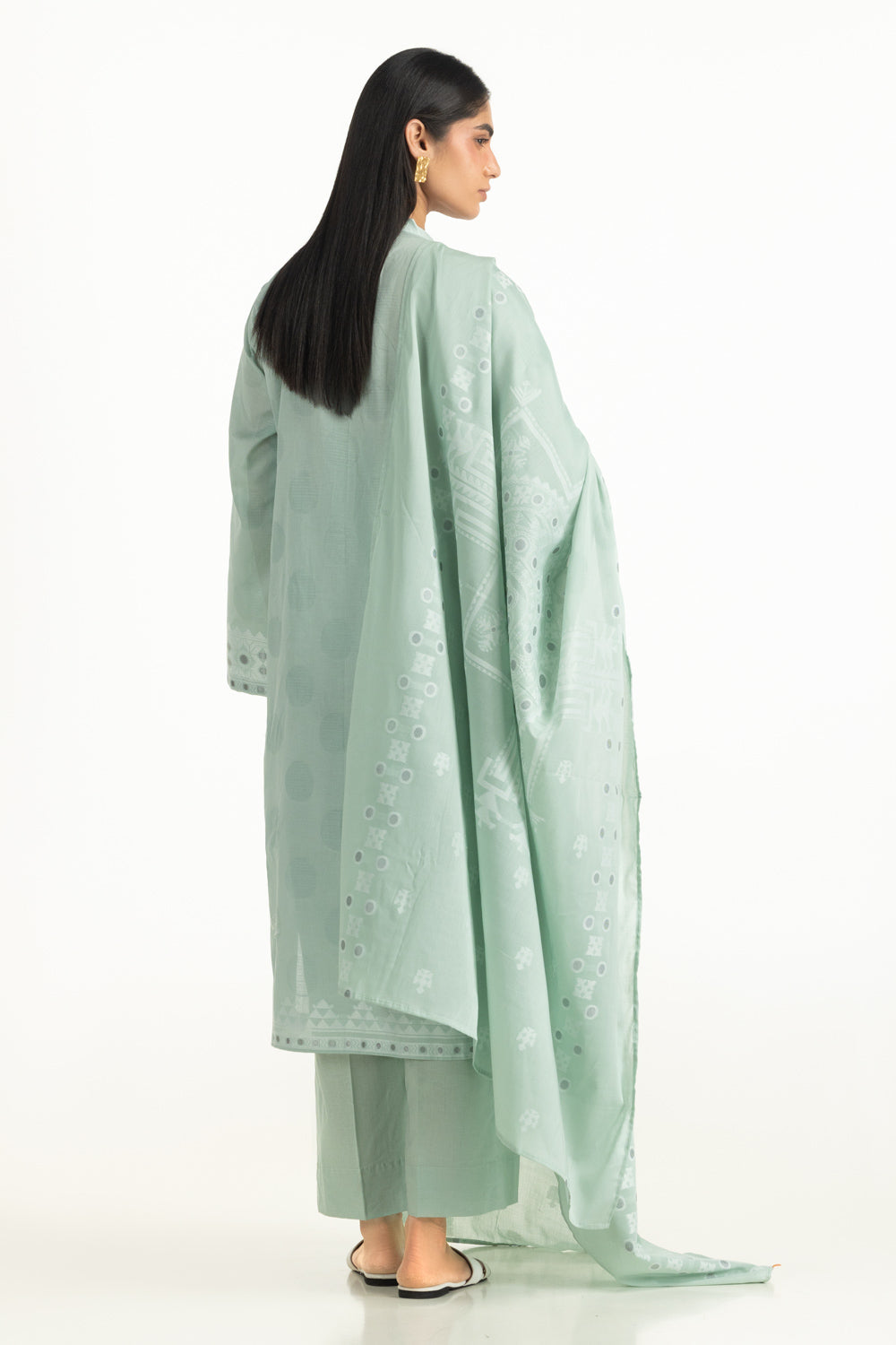3Pc Jacquard Dyed Suit