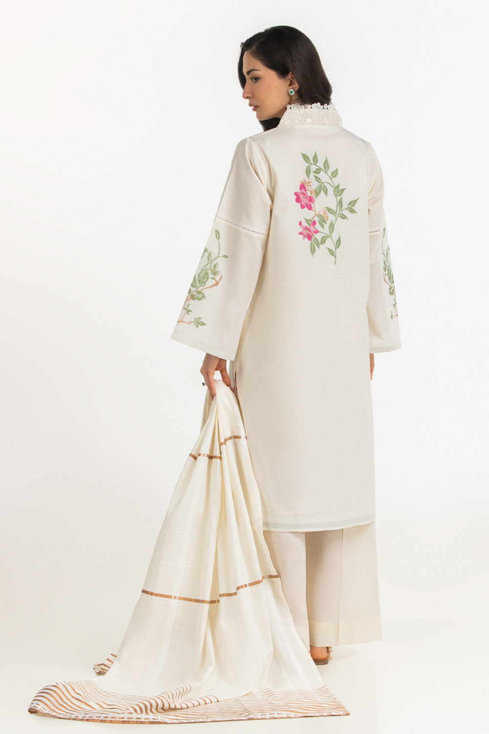 3Pc Jacquard Dyed Suit