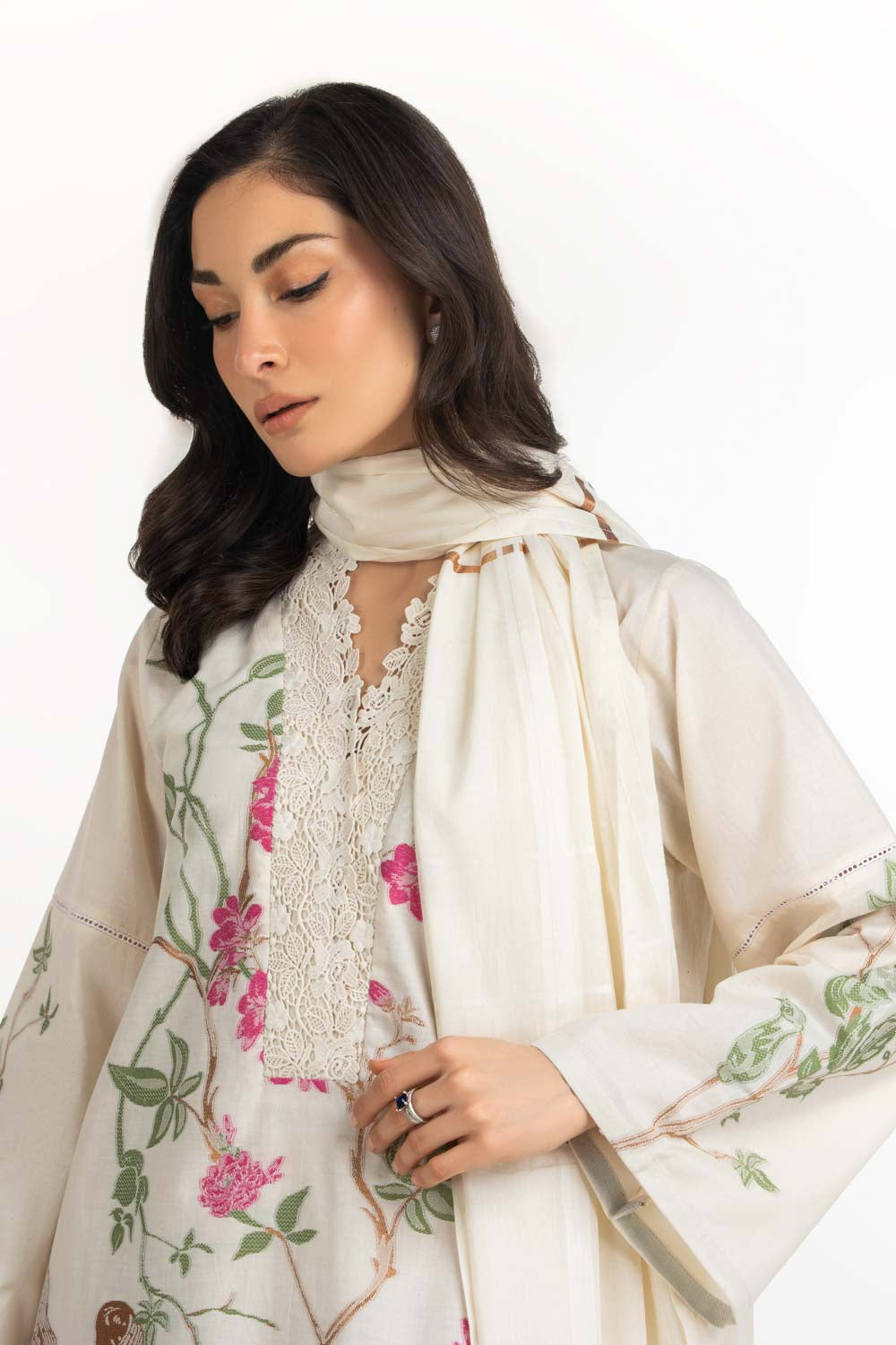 3Pc Jacquard Dyed Suit