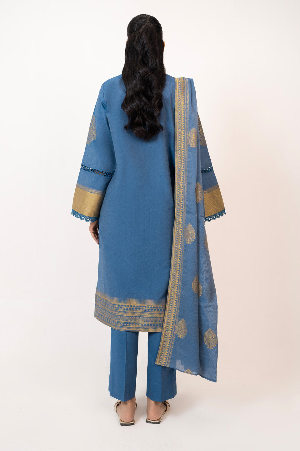 3Pc Jacquard Dyed Suit