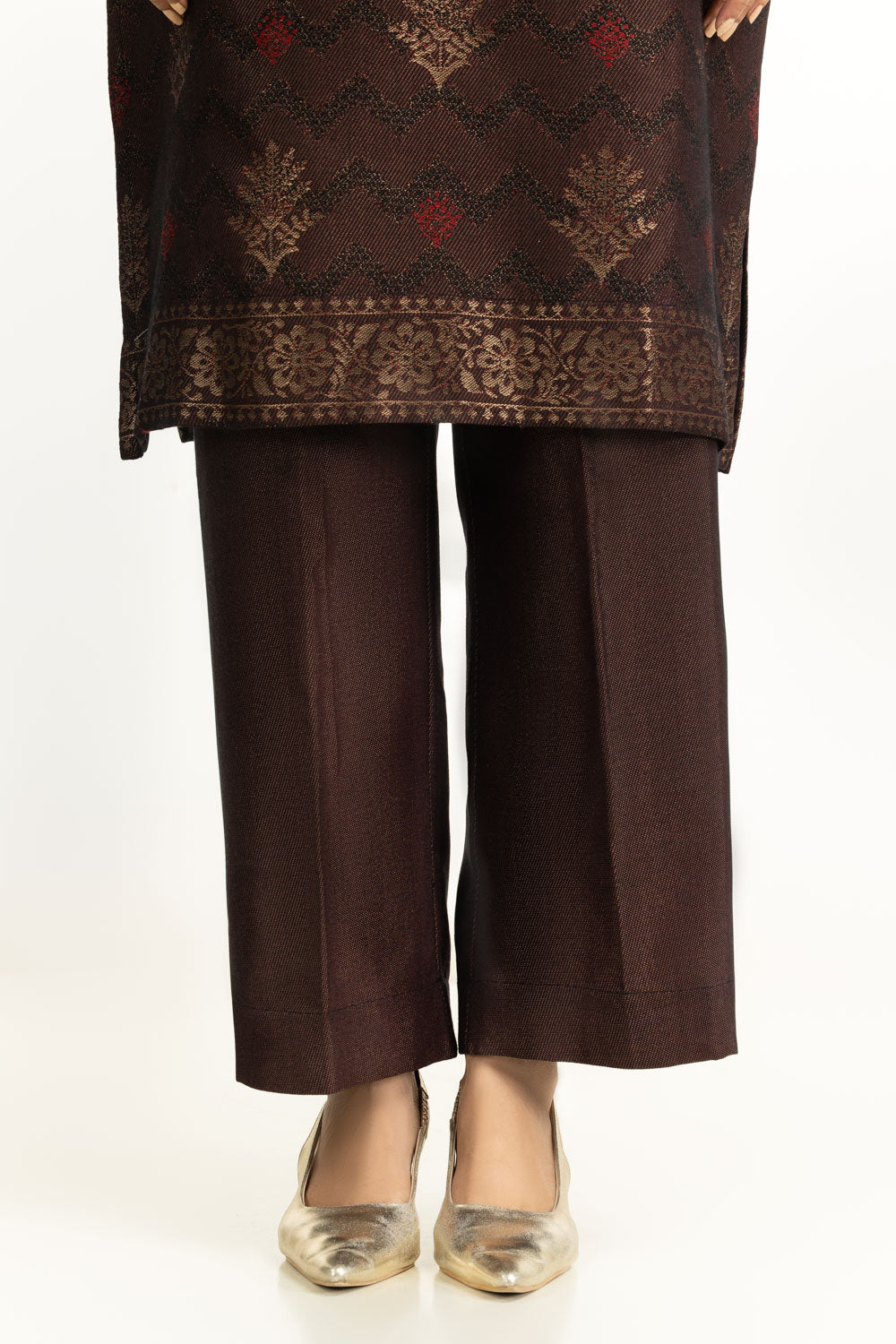 3Pc Jacquard Suit