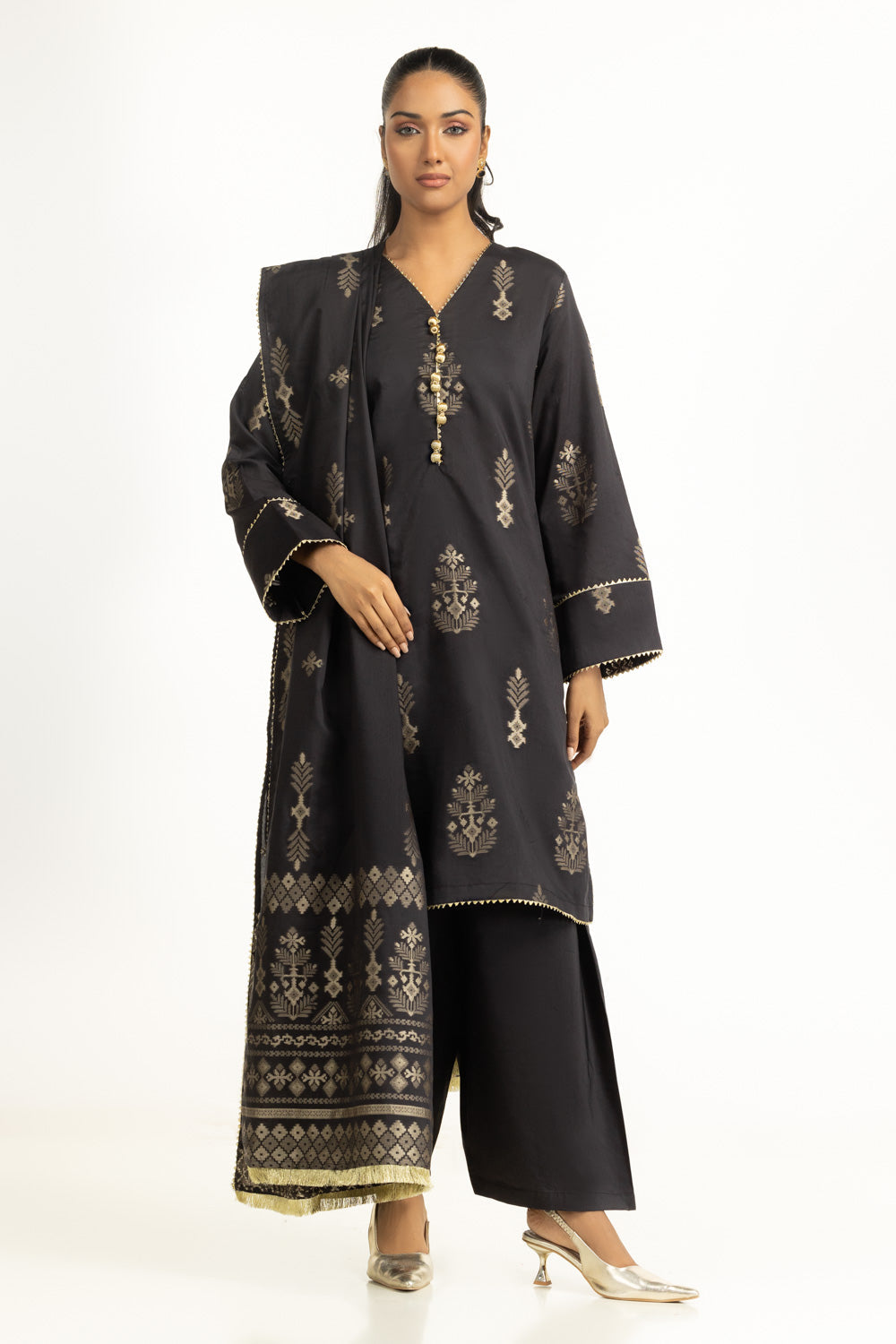 3PC Jacquard Suit