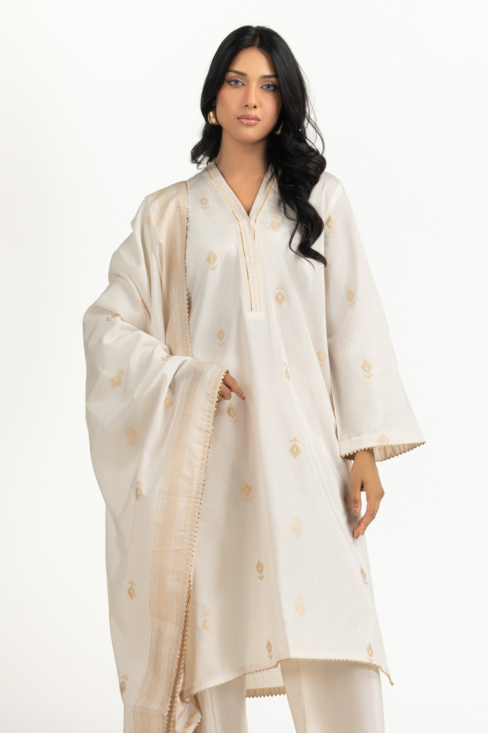3Pc Jacquard Suit