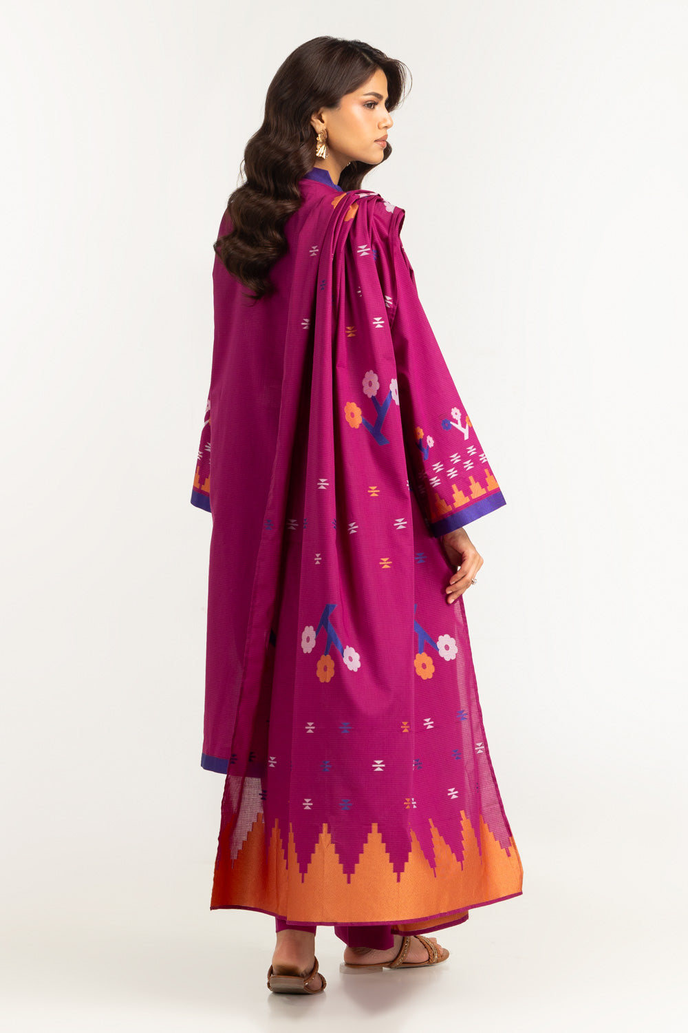 3Pc Jacquard Suit