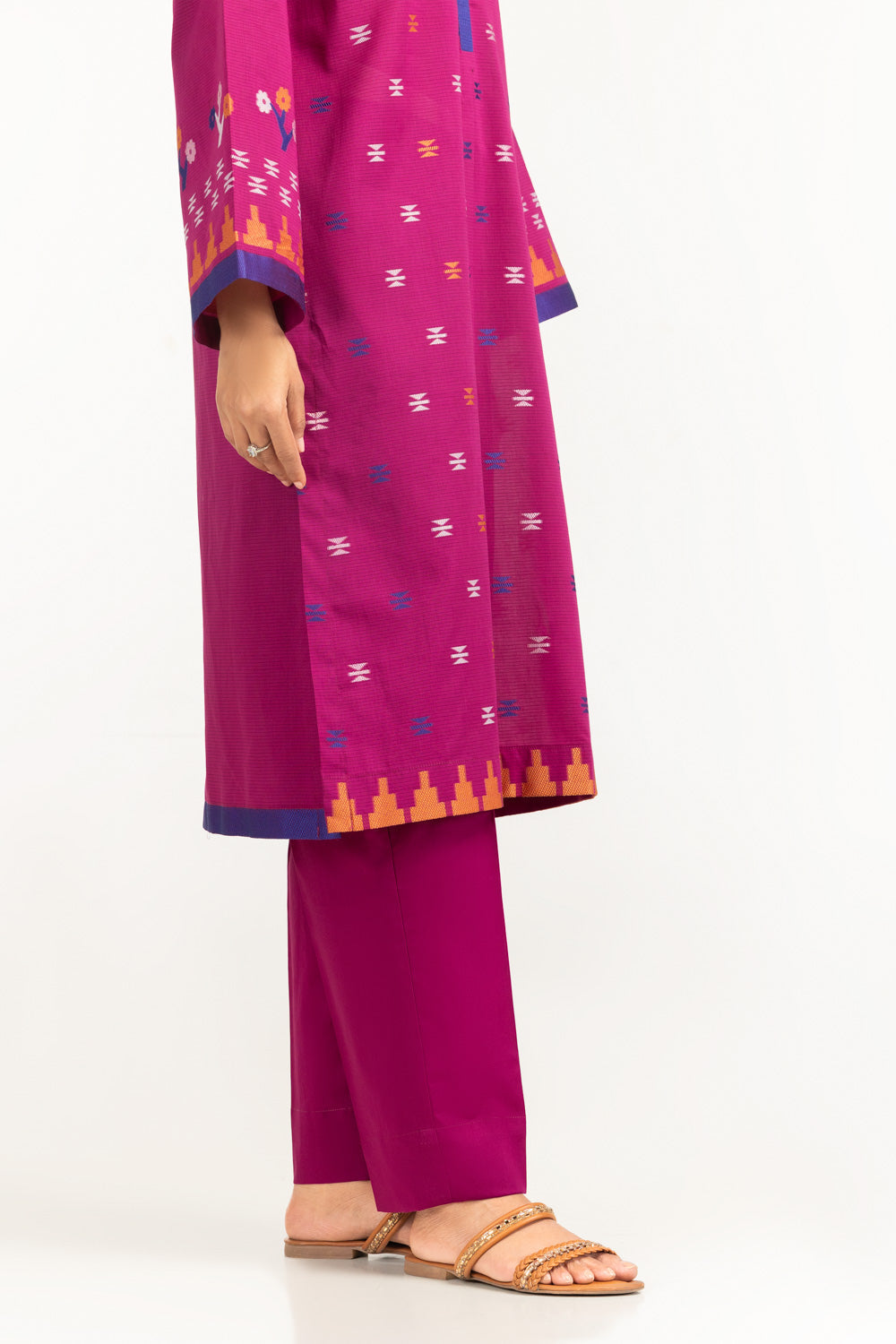 3Pc Jacquard Suit