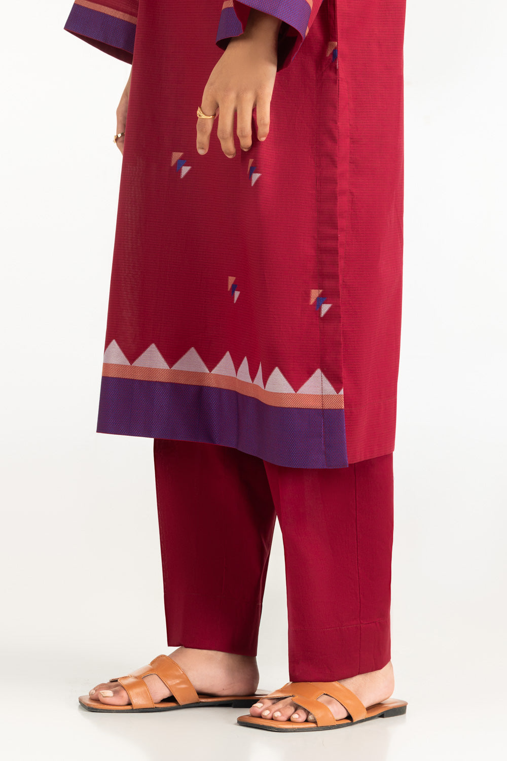3Pc Jacquard Suit