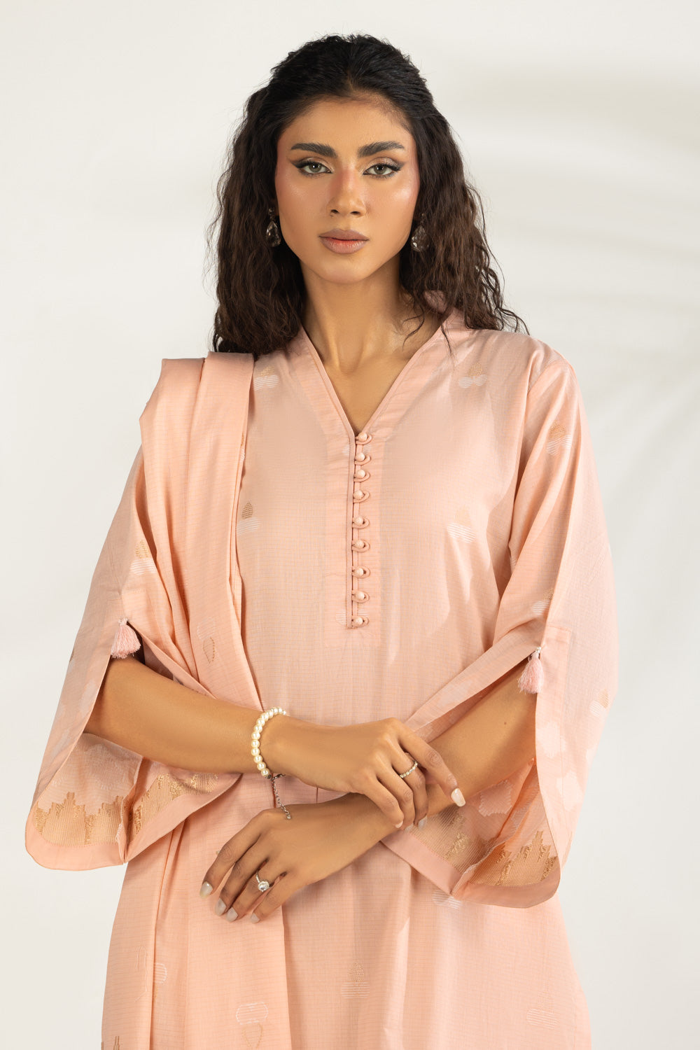 3Pc Jacquard Suit
