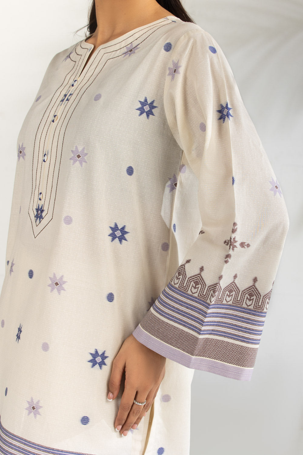 3Pc Jacquard Suit