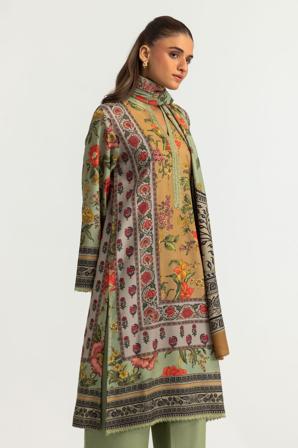 3PC Karandi Printed Suit