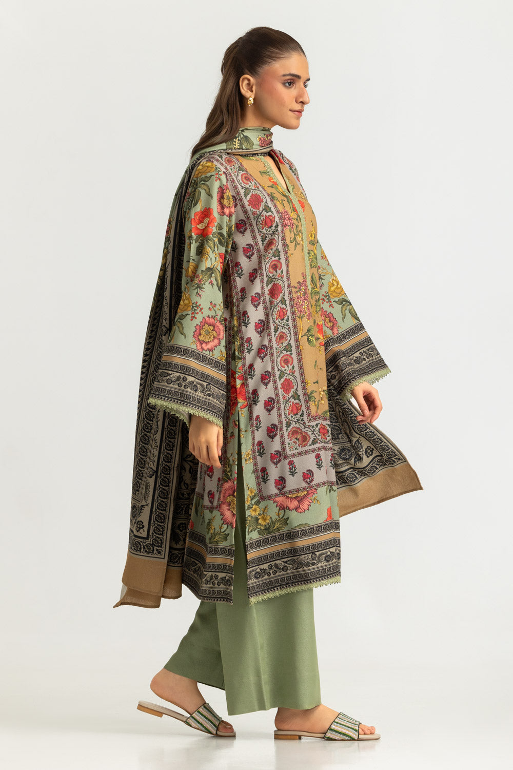 3PC Karandi Printed Suit