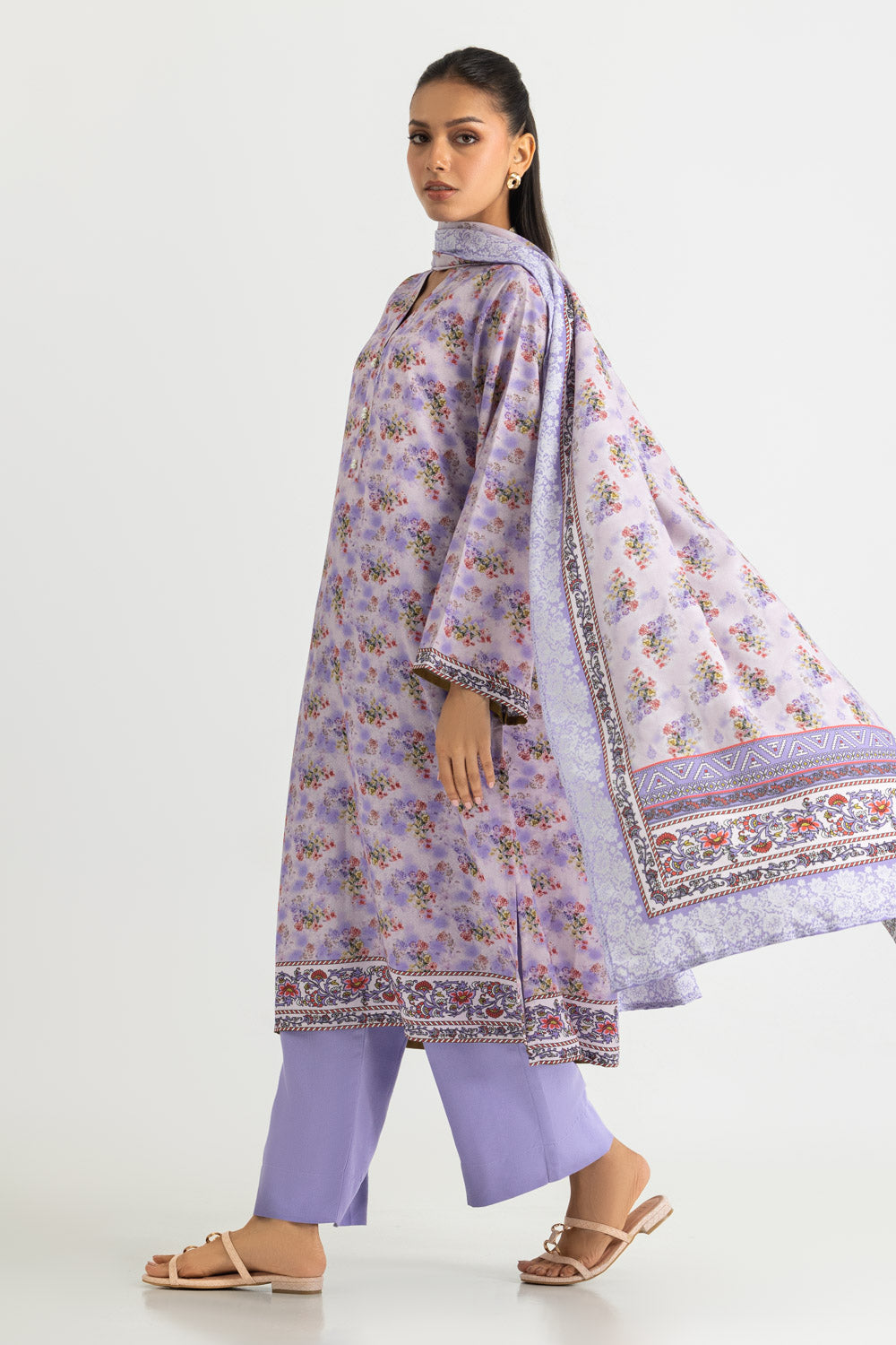 3PC Karandi Printed Suit