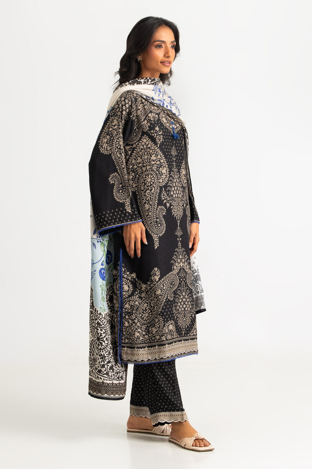3PC Karandi Printed Suit