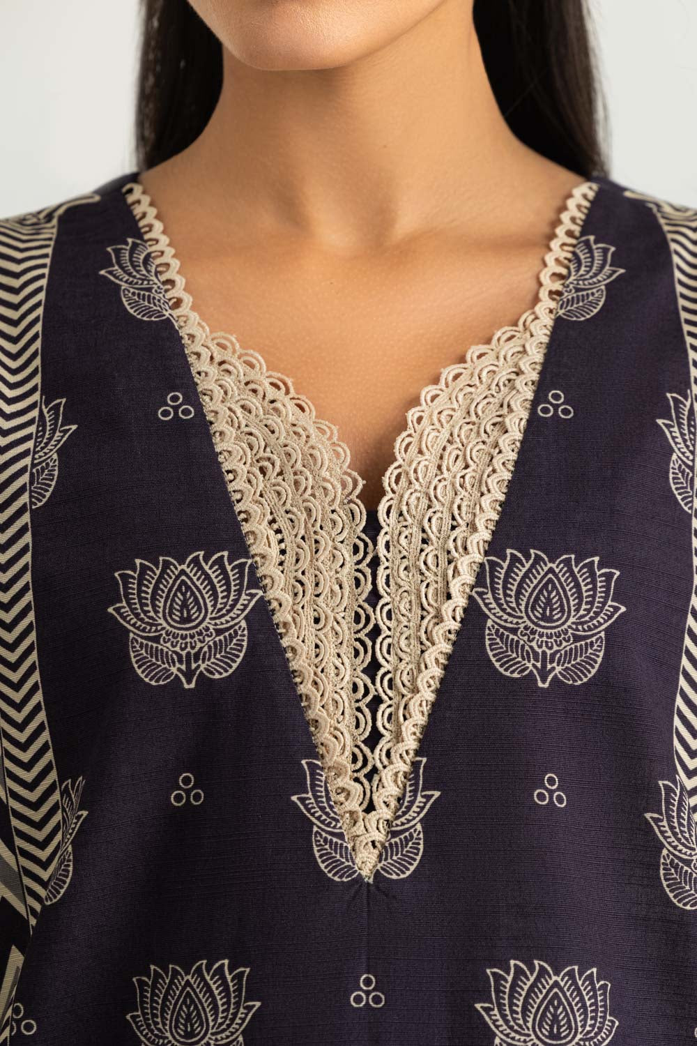 3PC Khaddar Slub Printed Suit
