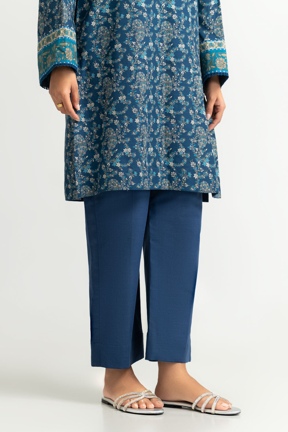 3PC Khaddar Slub Printed Suit