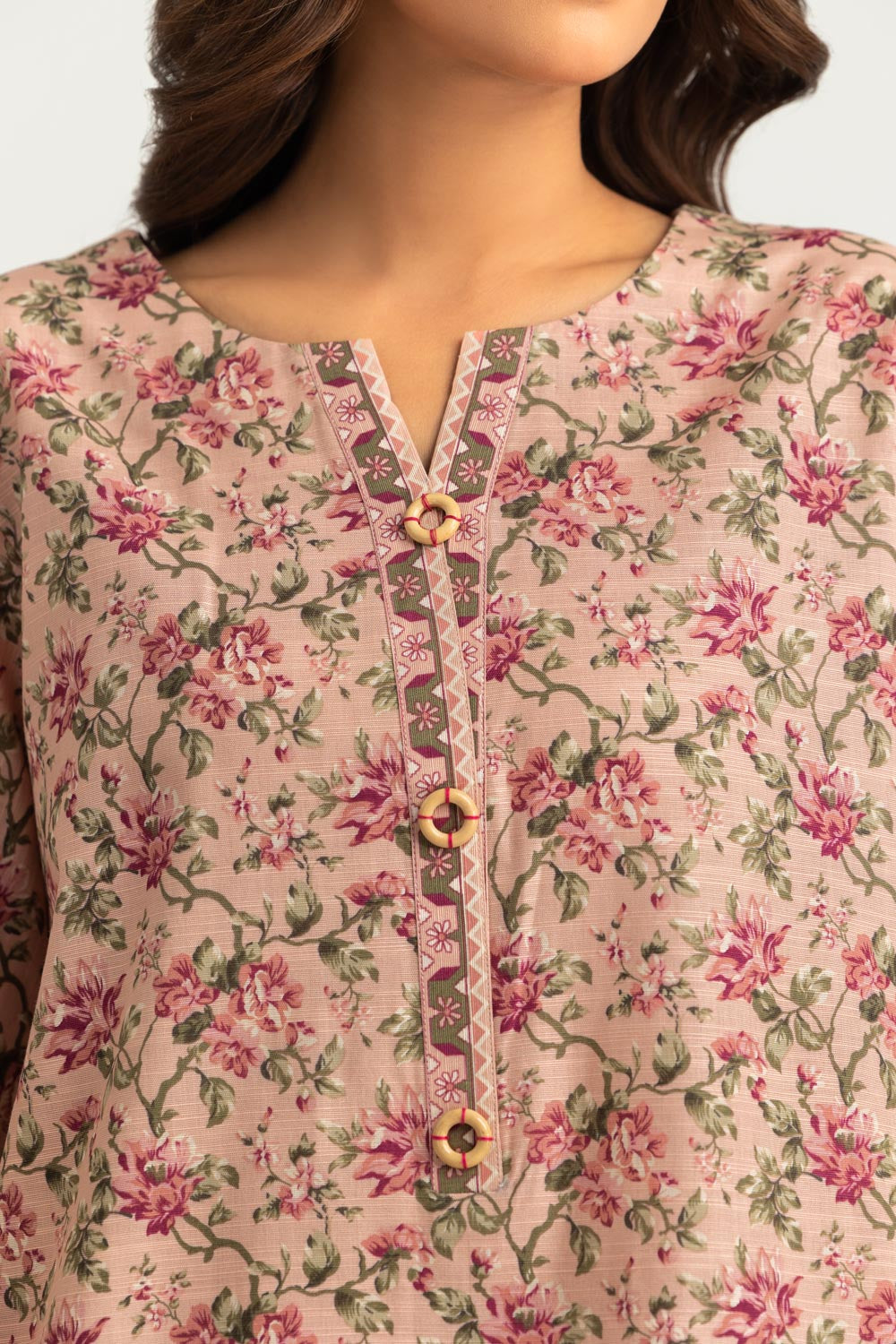 3PC Khaddar Slub Printed Suit