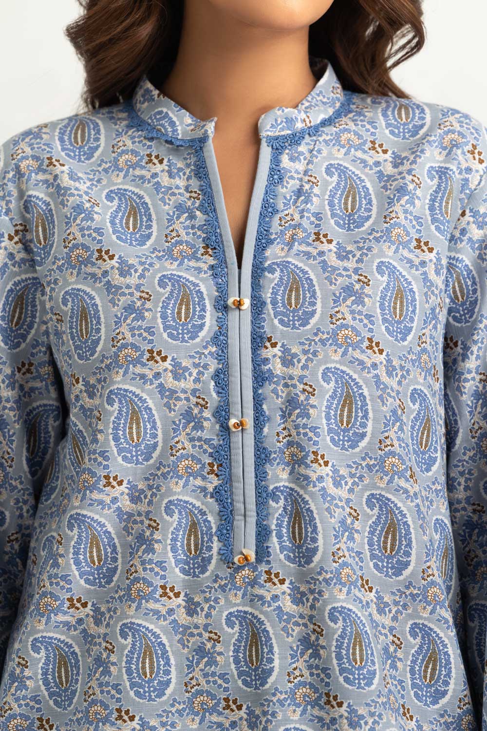 3PC Khaddar Slub Printed Suit