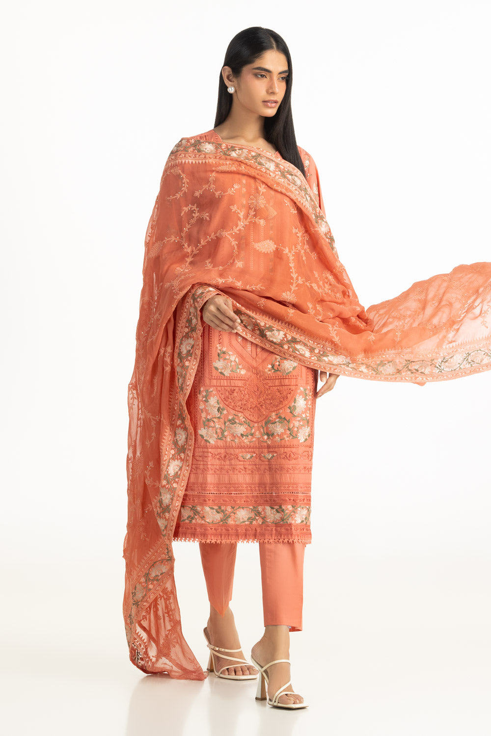 3PC Lawn Embroidered Suit