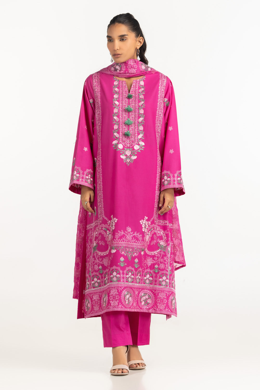 3PC Lawn Embroidered Suit