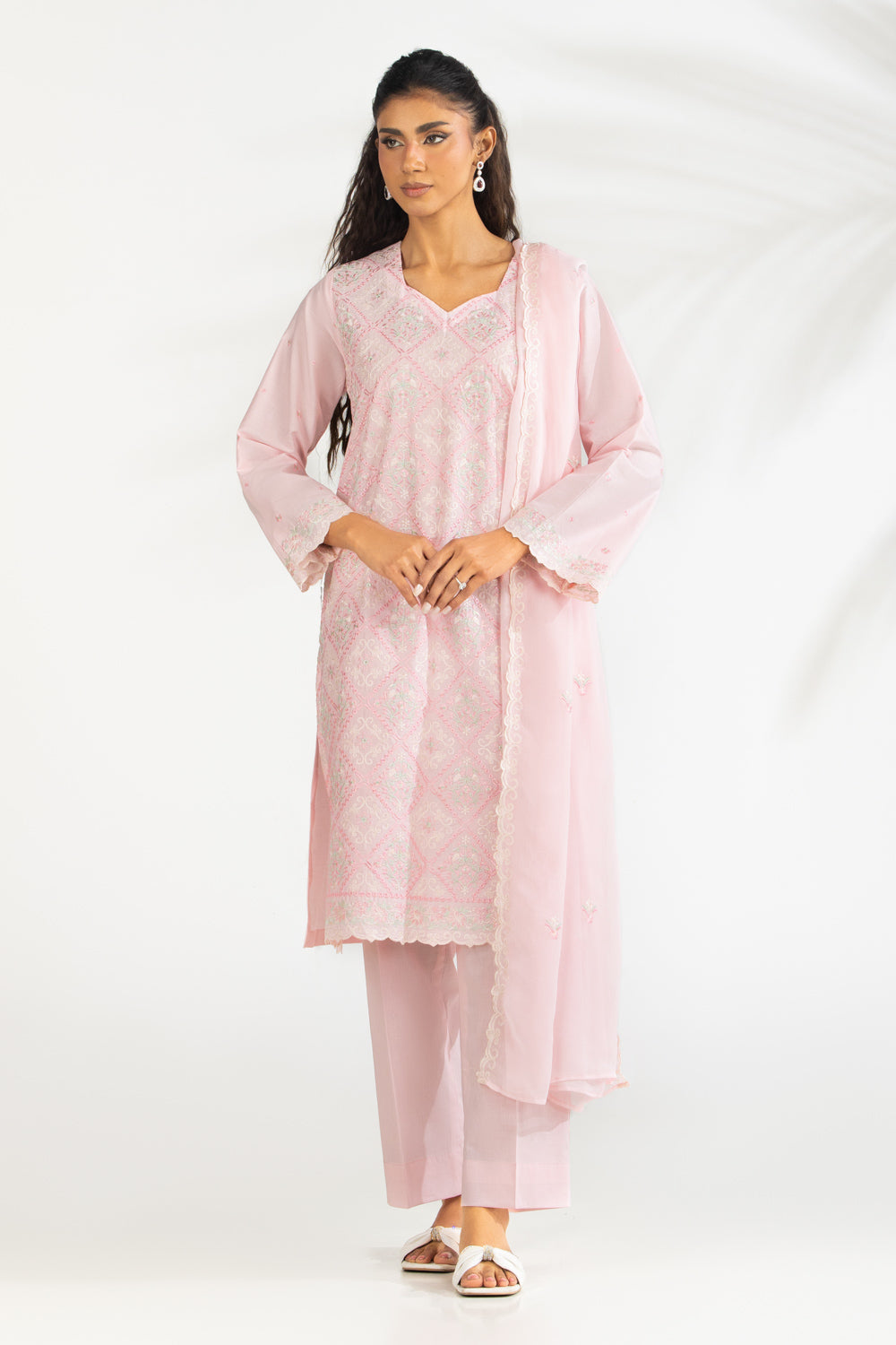 3PC Lawn Embroidered Suit
