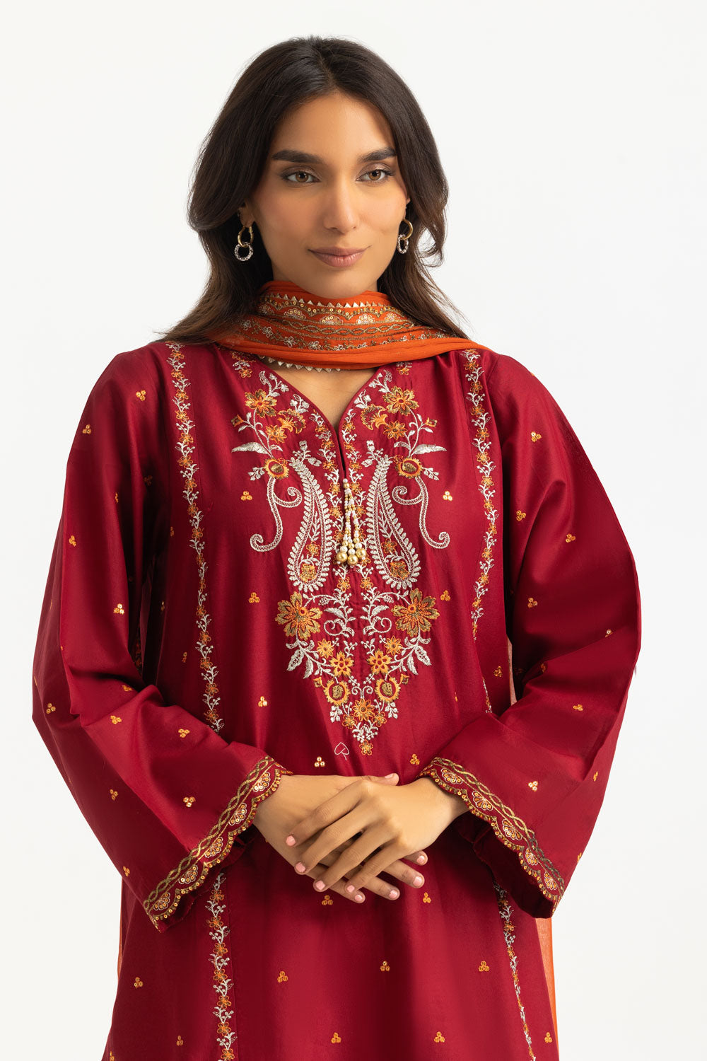 3Pc Lawn Embroidered Suit