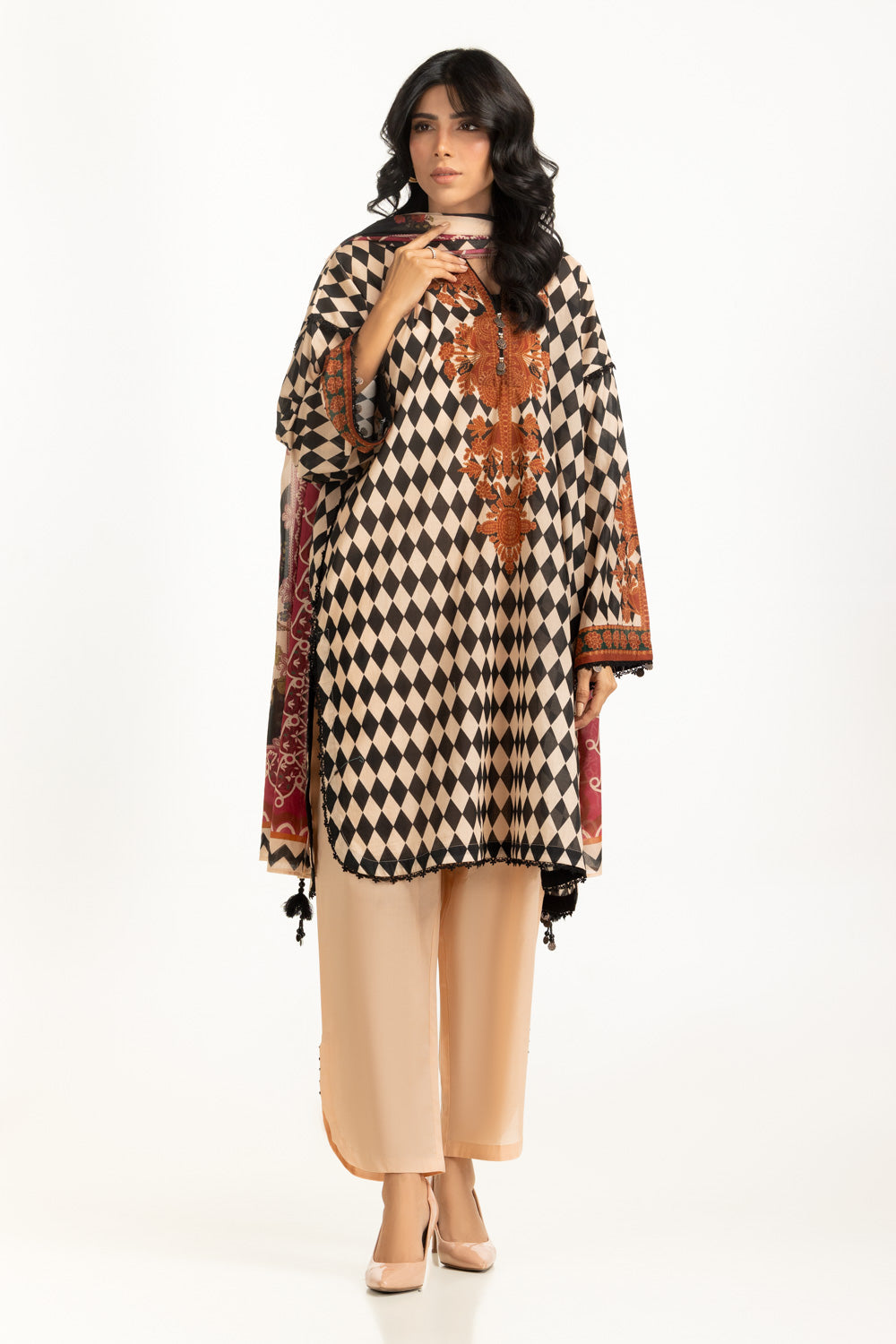 3Pc Lawn Printed Suit