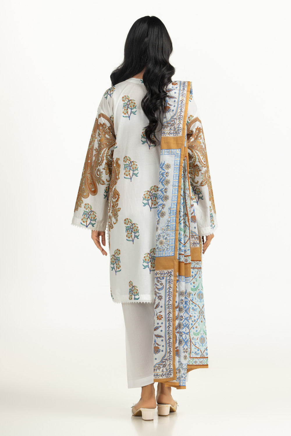 3Pc Lawn Printed Suit