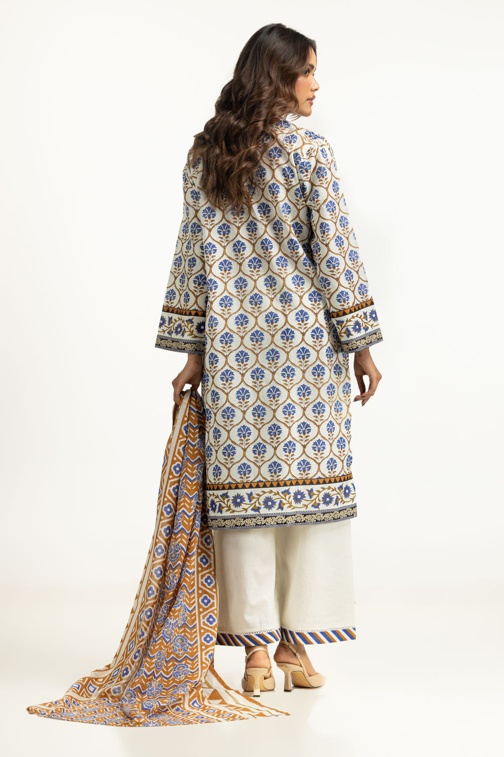 3Pc Lawn Printed Suit