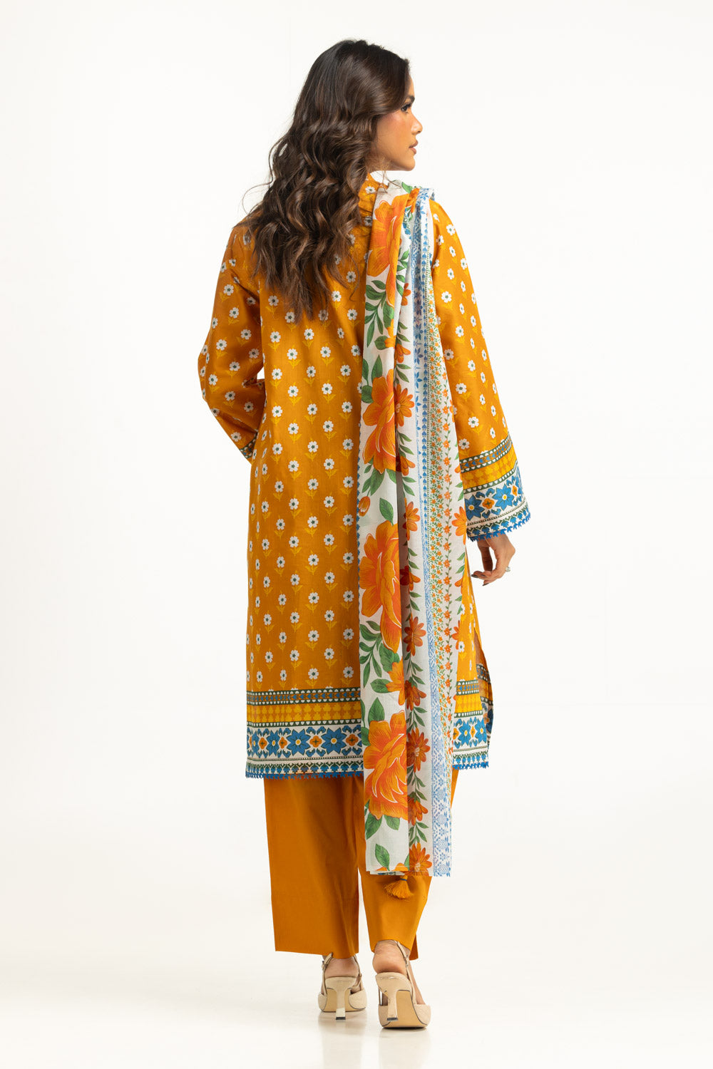 3Pc Lawn Printed Suit