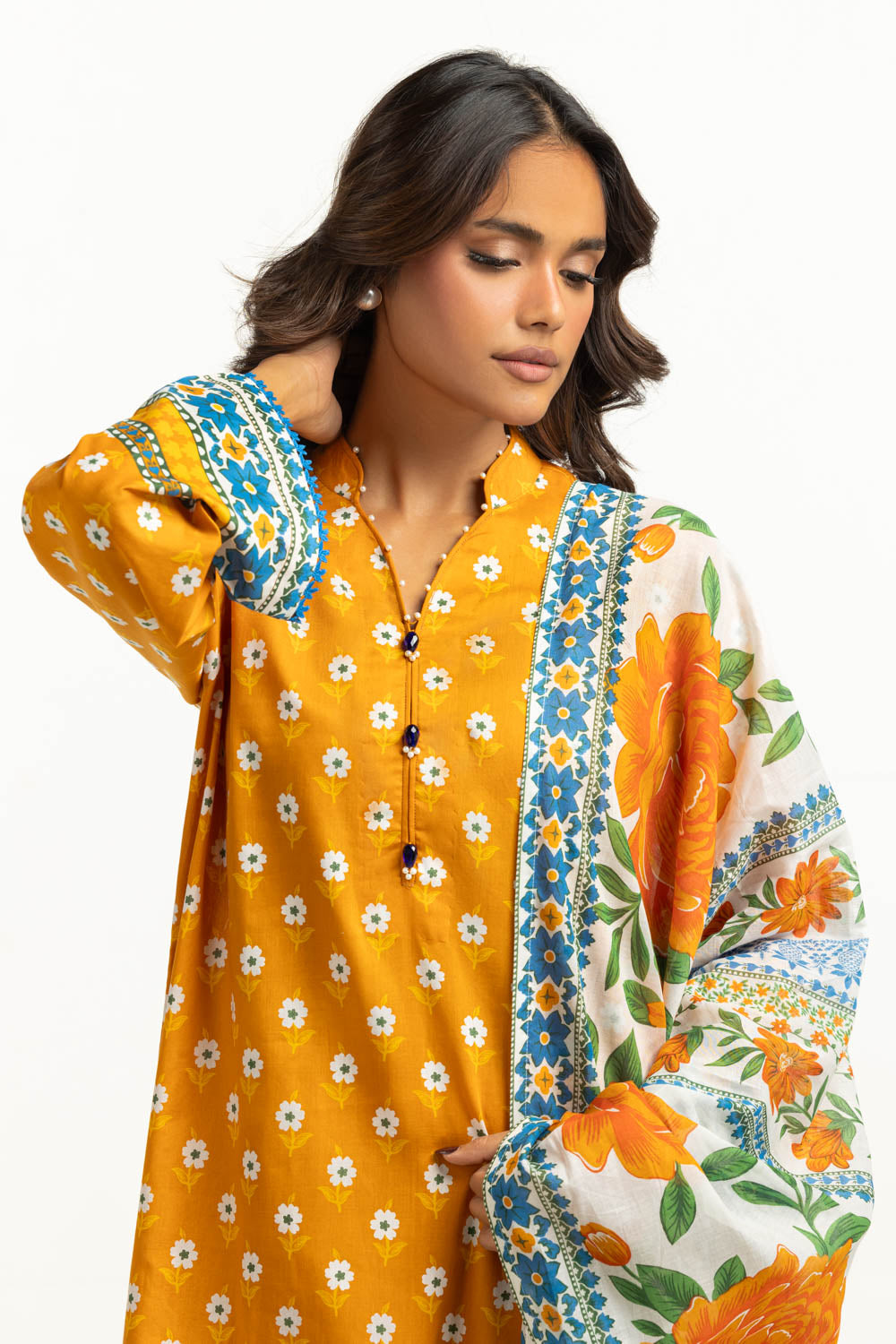 3Pc Lawn Printed Suit