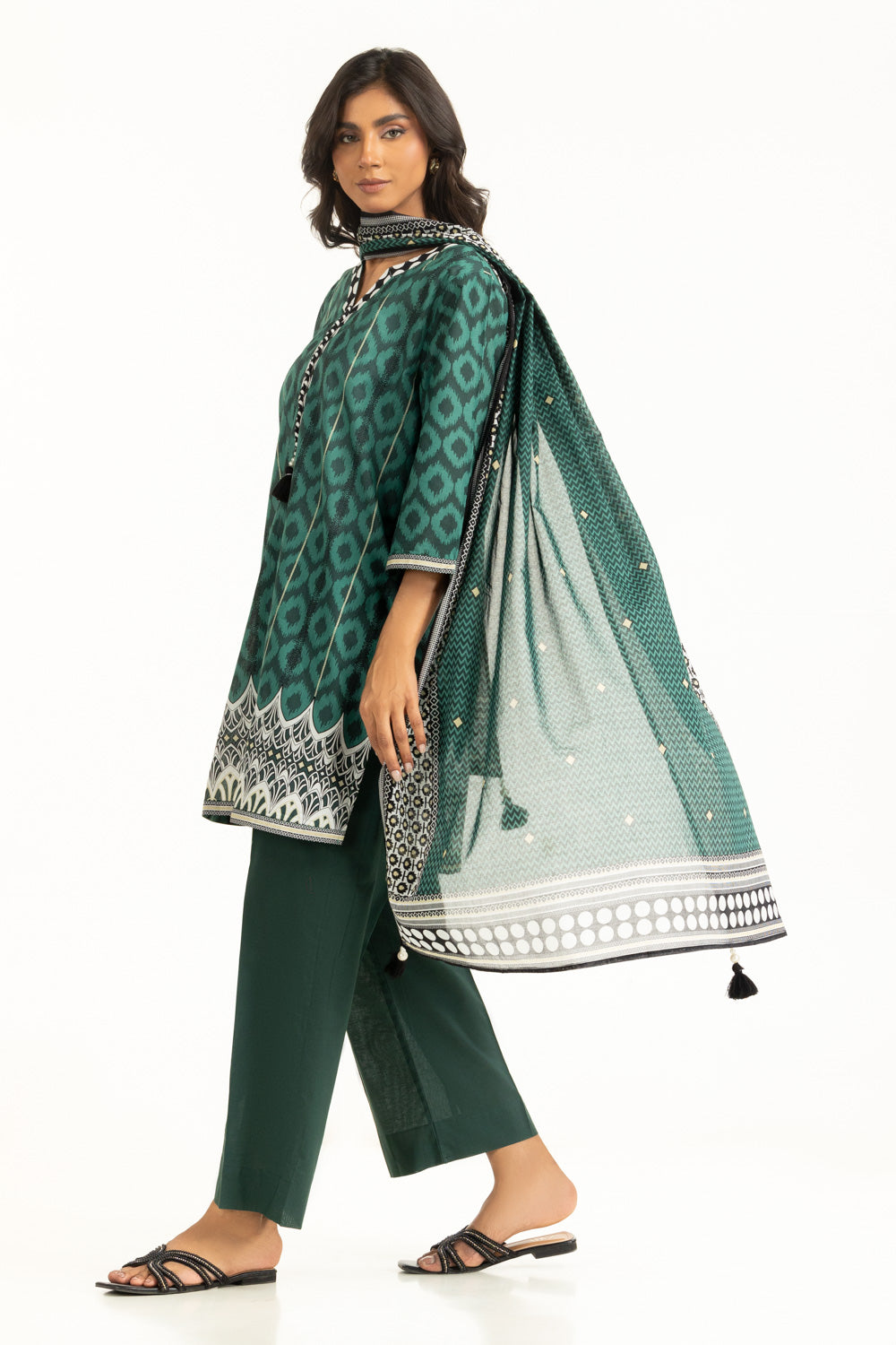 3Pc Lawn Printed Suit