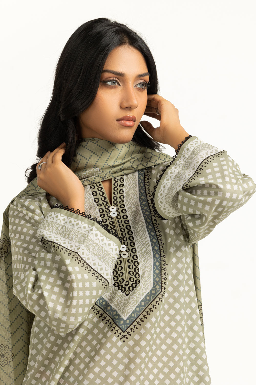 3Pc Lawn Printed Suit