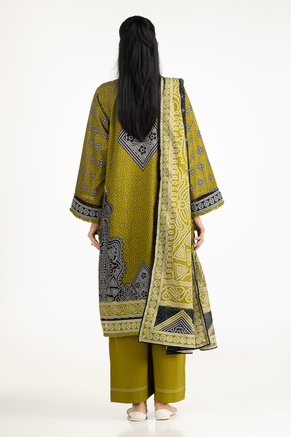 3Pc Lawn Printed Suit