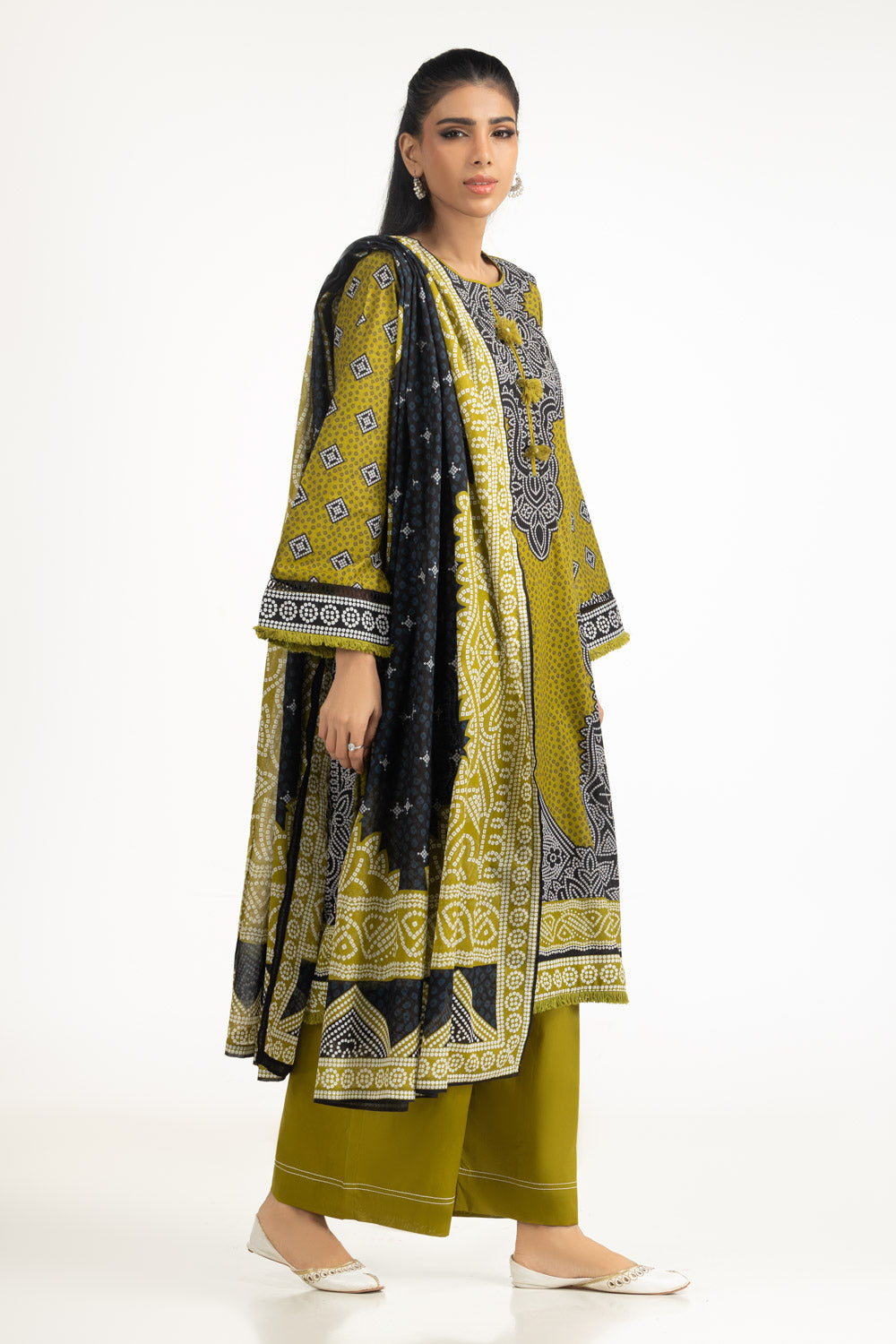3Pc Lawn Printed Suit